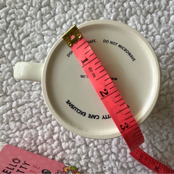 HELLO KITTY CAFE mug donuts graphics coffee tea cup donut graphic on inner base - Picture 9 of 11